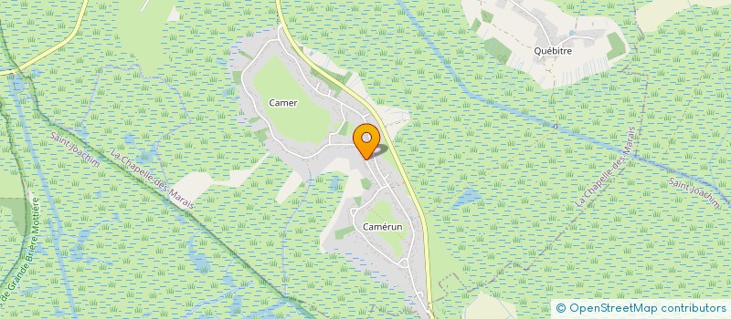 localisation de l'entreprise ATLANTIQUE INGENIERIE CLIMATIQUE (A.I.C)  LA CHAPELLE-DES-MARAIS