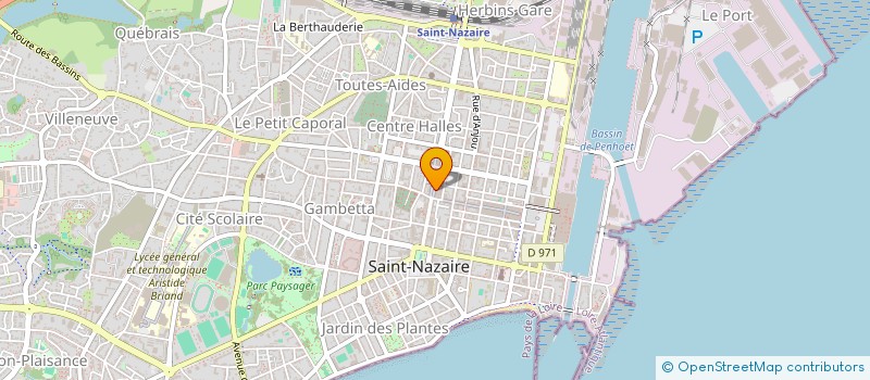 localisation de l'entreprise ATLANTIQUE INTERIORS à SAINT-NAZAIRE