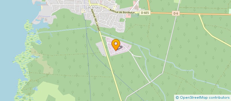 localisation de l'entreprise ATLANTIQUE INVESTIGATIONS GEOTECHNIQUES  LACANAU