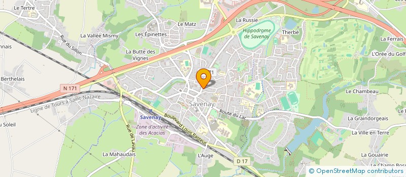 localisation de l'entreprise ATLANTIQUE INVESTISSEMENTS  SAVENAY