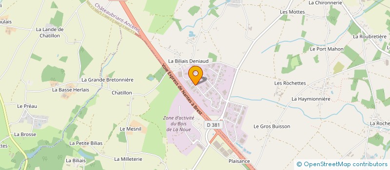 localisation de l'entreprise ATLANTIQUE LOCATION TRANSPORT EXPRESS à VIGNEUX-DE-BRETAGNE