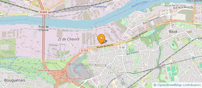 localisation de l'entreprise ATLANTIQUE MANUTENTION à BOUGUENAIS