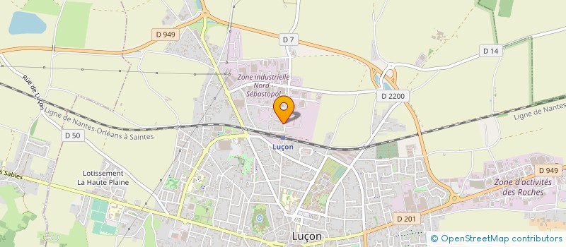 localisation de l'entreprise ATLANTIQUE MATERIAUX à LUCON