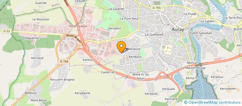 localisation de l'entreprise ATLANTIQUE MEDICAL  SAINT-AVE
