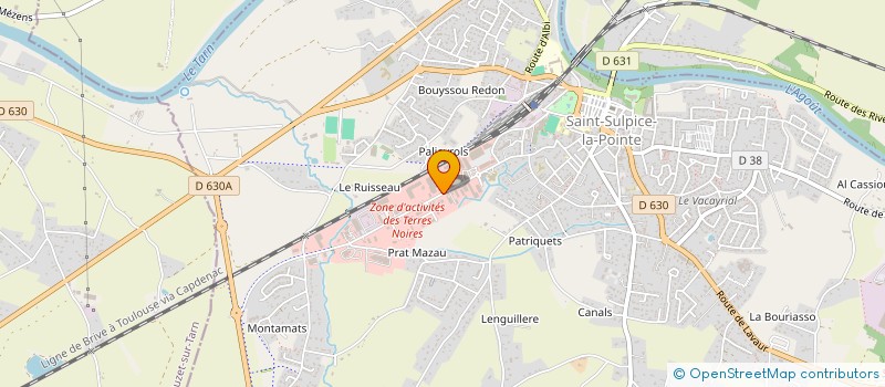 localisation de l'entreprise ATLANTIQUE MEDITERRANEE LOCATION  SAINT-SULPICE-LA-POINTE