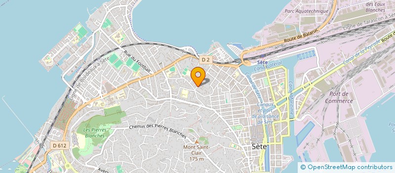 localisation de l'entreprise ATLANTIQUE MEDITERRANEE RENTAL à SETE