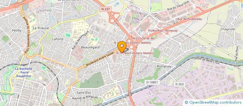 localisation de l'entreprise ATLANTIQUE MICRO SYSTEME  LA ROCHELLE