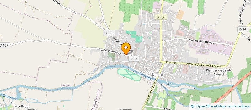 localisation de l'entreprise ATLANTIQUE MODULAIRES à JARNAC