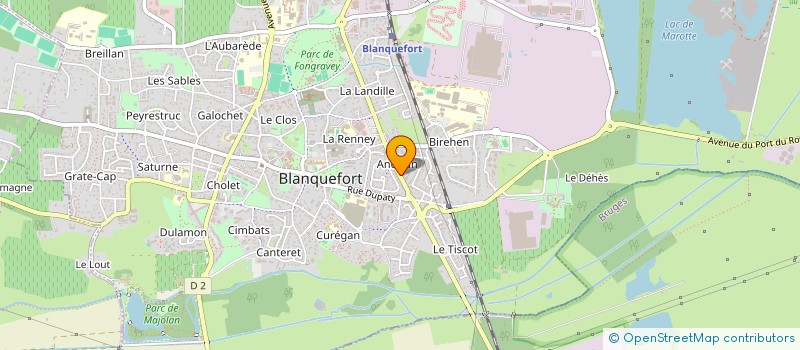 localisation de l'entreprise ATLANTIQUE NETTOYAGE à BLANQUEFORT