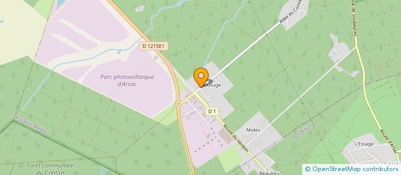 localisation de l'entreprise ATLANTIQUE NORD BC  ARSAC