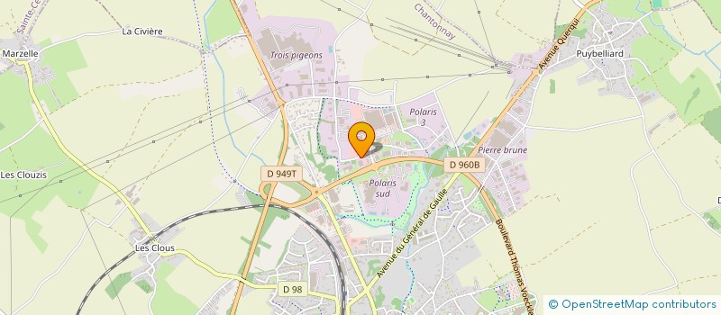 localisation de l'entreprise ATLANTIQUE OUEST PAYSAGE à CHANTONNAY