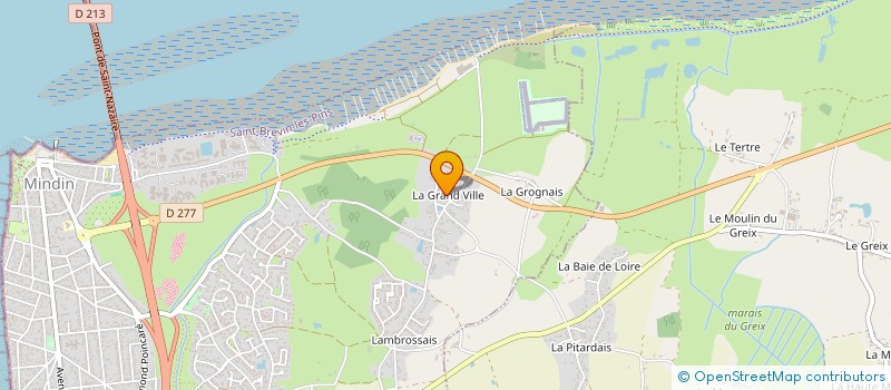 localisation de l'entreprise ATLANTIQUE OUVRAGES à SAINT-BREVIN-LES-PINS
