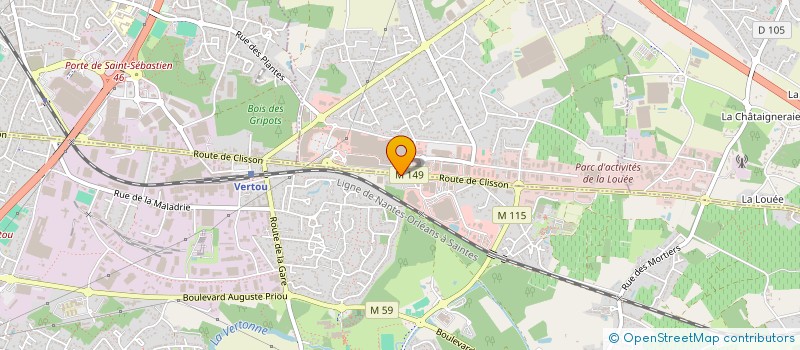 localisation de l'entreprise ATLANTIQUE PANNEAUX PHOTOVOLTAIQUES  HAUTE-GOULAINE