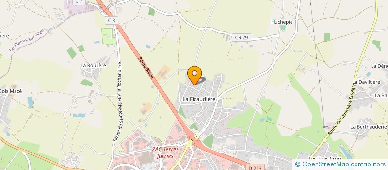 localisation de l'entreprise ATLANTIQUE PAYSAGE SERVICES à PORNIC