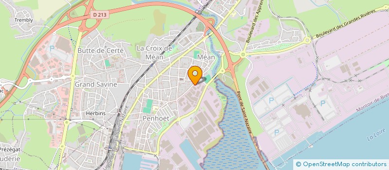 localisation de l'entreprise ATLANTIQUE PECHE ET LOISIRS  SAINT-NAZAIRE