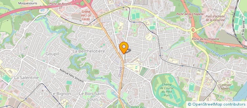 localisation de l'entreprise ATLANTIQUE PEINTURE à NANTES
