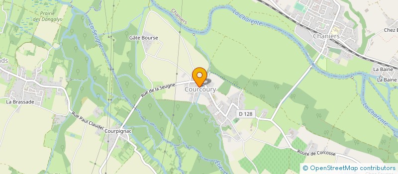 localisation de l'entreprise ATLANTIQUE PEINTURE  COURCOURY