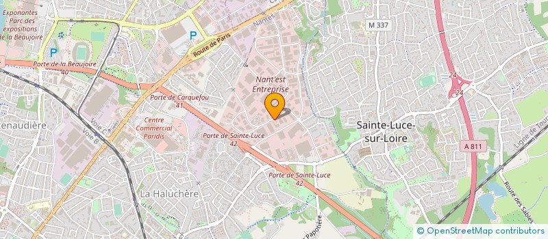 localisation de l'entreprise ATLANTIQUE PERFUSION à NANTES