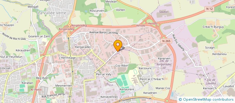 localisation de l'entreprise ATLANTIQUE PISCINES à GOUESNOU