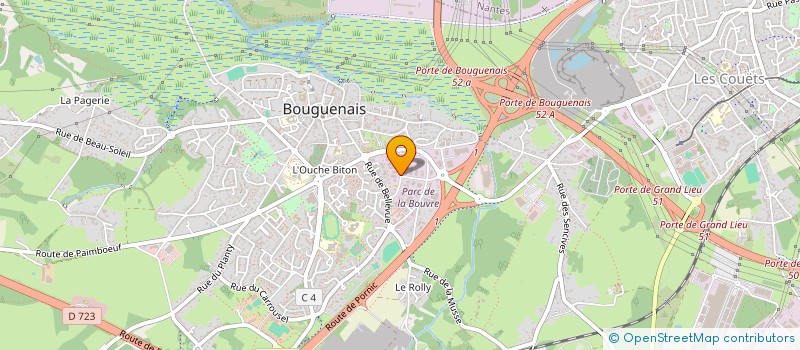 localisation de l'entreprise ATLANTIQUE PLONGEE à BOUGUENAIS