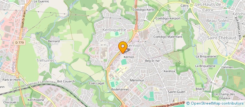 localisation de l'entreprise ATLANTIQUE PORTAIL AUTOMATIQUE à VANNES
