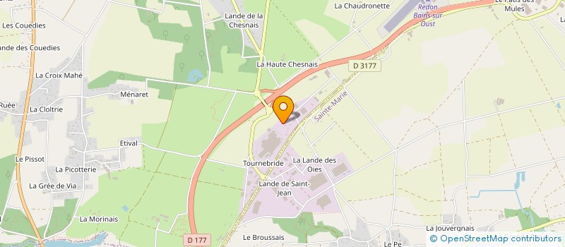 localisation de l'entreprise ATLANTIQUE PREPARATION DE SOLS à SAINTE-MARIE