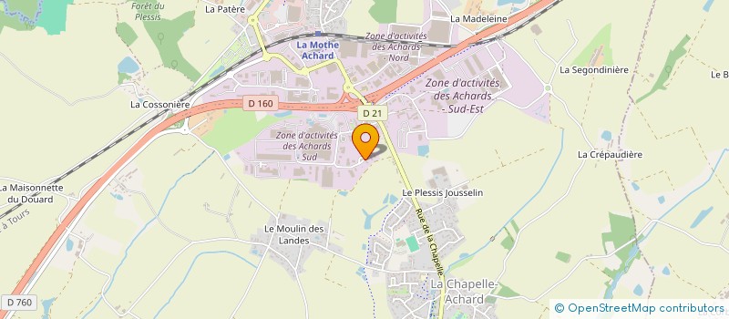 localisation de l'entreprise ATLANTIQUE PRESTATIONS AUTOMOBILES COMBUSTIBLES à LES ACHARDS