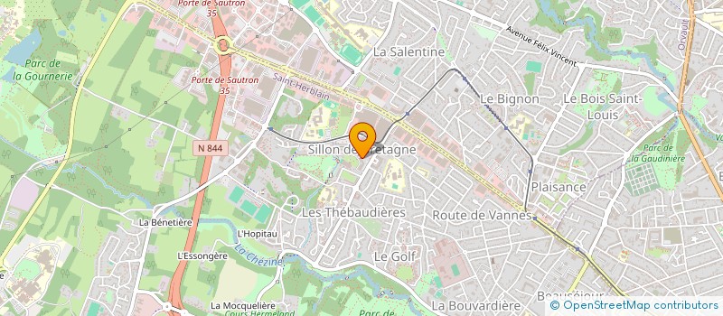 localisation de l'entreprise ATLANTIQUE PREVENTION INCENDIE  SAINT-HERBLAIN