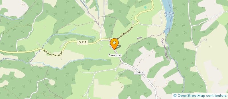 localisation de l'entreprise ATLANTIQUE PYRENEES CONSEIL à OGENNE-CAMPTORT