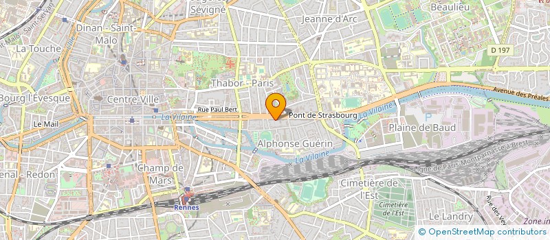 localisation de l'entreprise ATLANTIQUE REGIE à RENNES