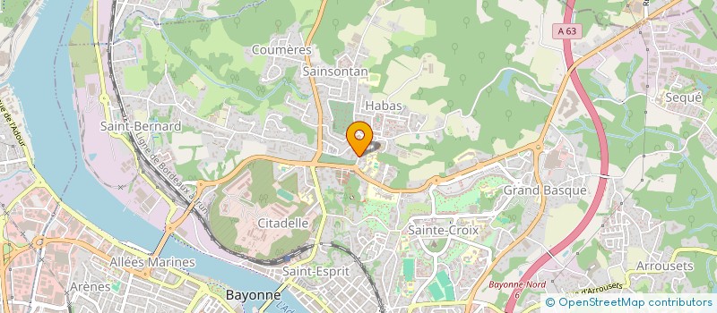 localisation de l'entreprise ATLANTIQUE RELAXATION à BAYONNE