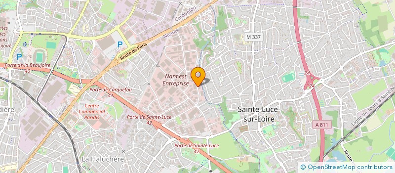 localisation de l'entreprise ATLANTIQUE RENOVATION CONCEPT - ARC à NANTES