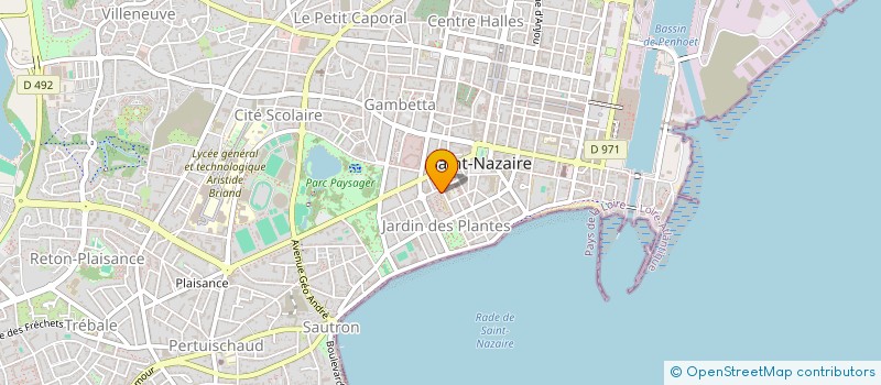localisation de l'entreprise ATLANTIQUE SENIOR à SAINT-NAZAIRE