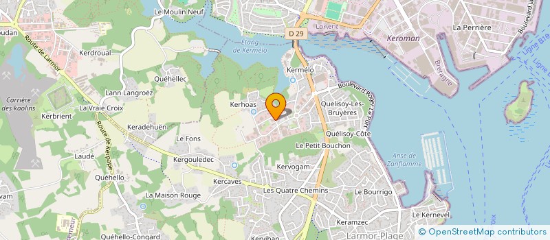 localisation de l'entreprise ATLANTIQUE SERVICES  LARMOR-PLAGE