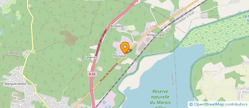 localisation de l'entreprise ATLANTIQUE SERVICES ENVIRONNEMENT  LABENNE