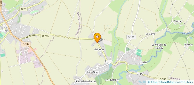 localisation de l'entreprise ATLANTIQUE SERVICES MATERIEL  VILLIERS-EN-PLAINE