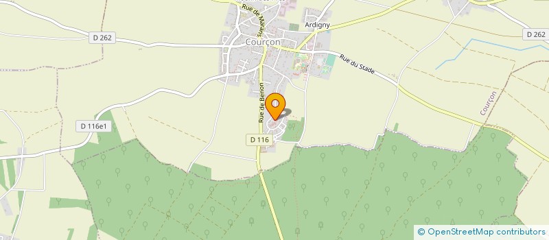 localisation de l'entreprise ATLANTIQUE SERVICES PLUS  COURCON