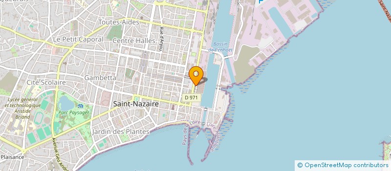 localisation de l'entreprise ATLANTIQUE SPORTS  SAINT-NAZAIRE