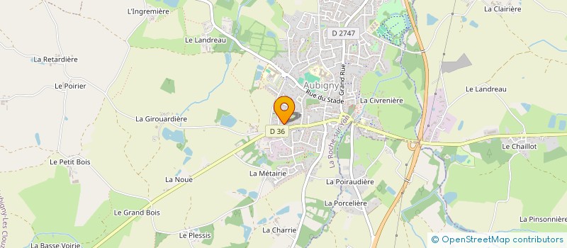 localisation de l'entreprise ATLANTIQUE TECHNIQUE ENERGIES  AUBIGNY-LES CLOUZEAUX