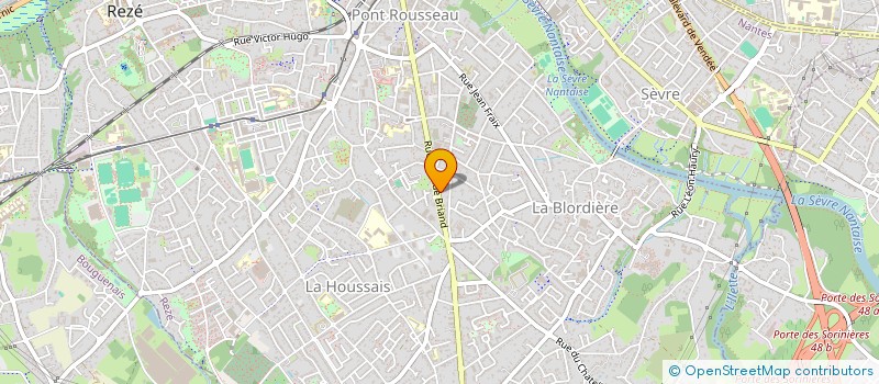 localisation de l'entreprise ATLANTIQUE TERRAIN  REZE