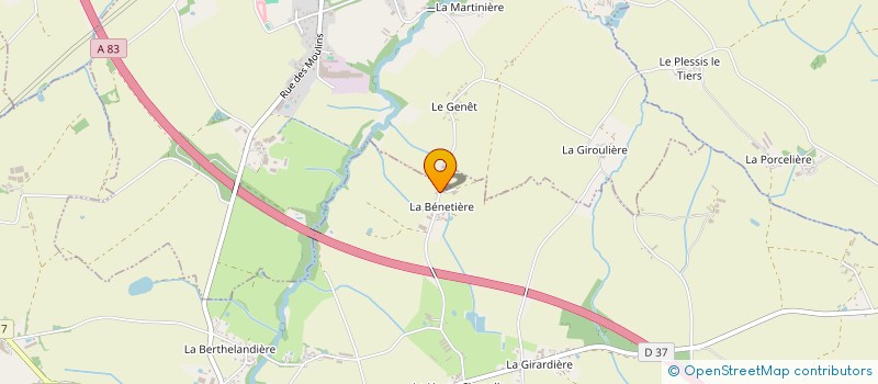 localisation de l'entreprise ATLANTIQUE TERROIR  ESSARTS-EN-BOCAGE