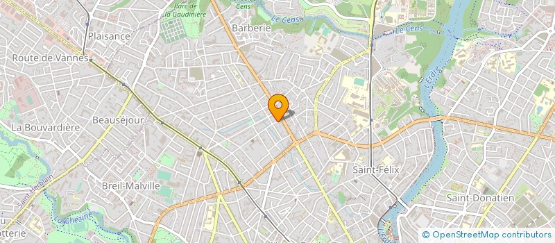 localisation de l'entreprise ATLANTIQUE TOLERIE SOUDURE à NANTES