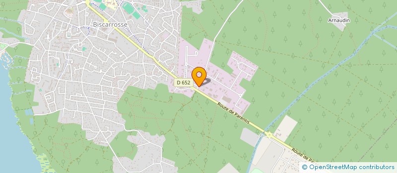 localisation de l'entreprise ATLANTIQUE TRAITEUR  BISCARROSSE