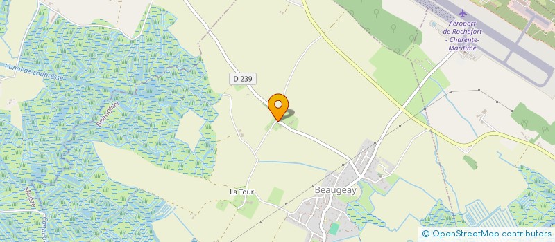 localisation de l'entreprise ATLANTIQUE TRAVAUX à BEAUGEAY