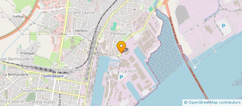 localisation de l'entreprise ATLANTIQUE TRAVAUX INDUSTRIELS à SAINT-NAZAIRE
