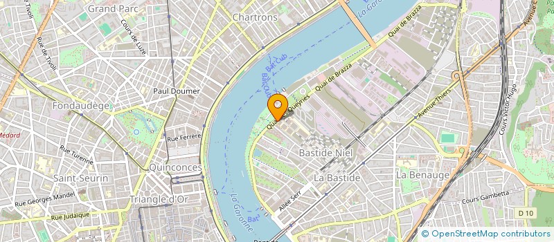 localisation de l'entreprise ATLANTIQUE TRAVAUX PAYSAGERS-ATP à BORDEAUX