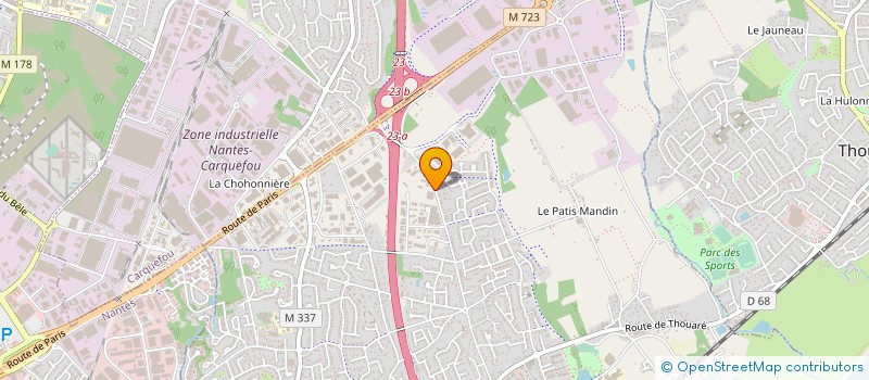localisation de l'entreprise ATLANTIQUE TRAVAUX PUBLICS à SAINTE-LUCE-SUR-LOIRE