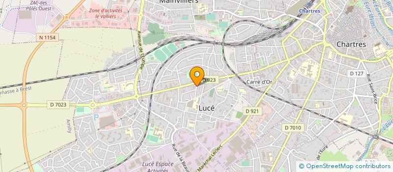 localisation de l'entreprise ATLANTIS à LUCE