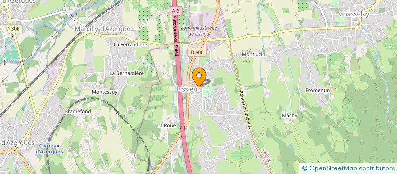 localisation de l'entreprise ATLANTIS  LISSIEU