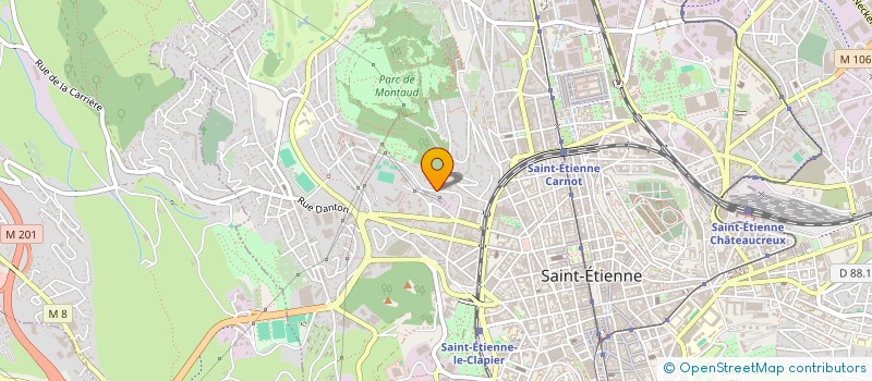 localisation de l'entreprise ATLANTIS  SAINT-ETIENNE